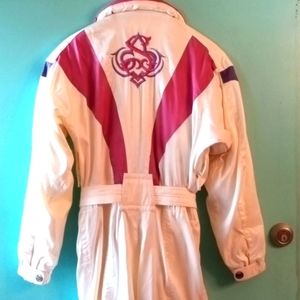 Woman's one piece Spyder ski suit